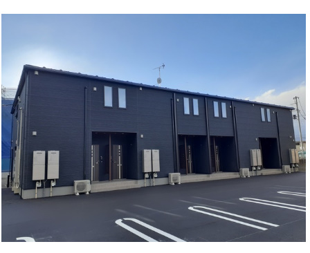 建物外観　南向き2階建てアパート