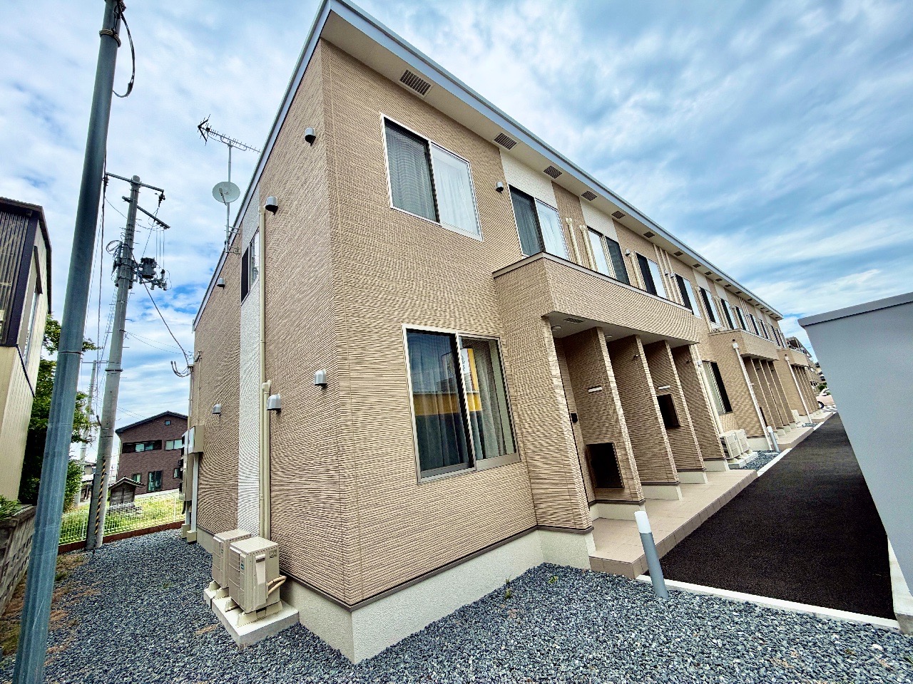 建物外観　外観・日当たり良好でおしゃれな外観です♪