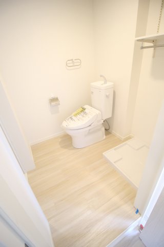 洗面設備　広めの洗面室です（※前回募集時の写真です）