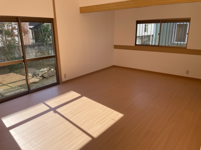 玉村町藤川戸建住宅の居間写真