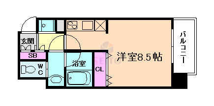 ファーストステージ福島パークサイドの間取り写真