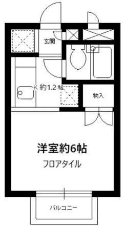 東武野田線 大和田駅 徒歩9分 2階建 築33年の間取り写真