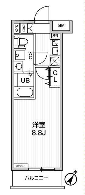 都営三田線 板橋本町駅 徒歩8分 5階建 築6年の間取り写真