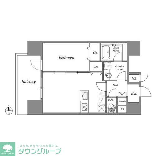 クオリタス秋葉原の間取り写真