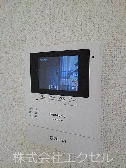 セキュリティ　来訪者の姿を確認できます。