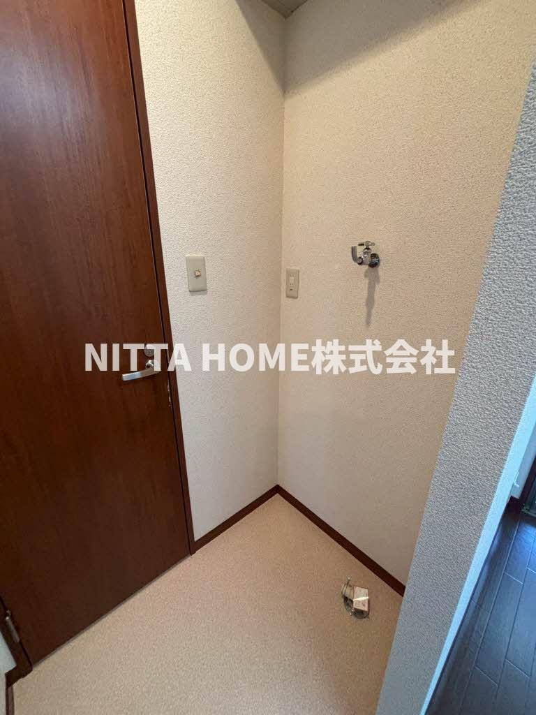 洗面設備　室内洗濯機置き場も完備！！