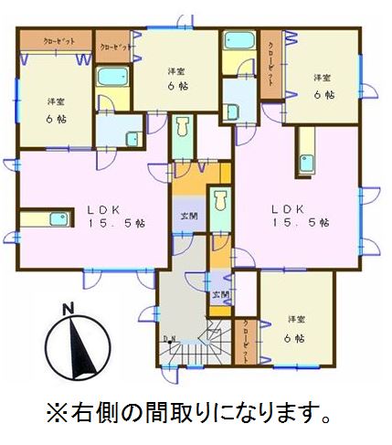 スノーフレークの間取り