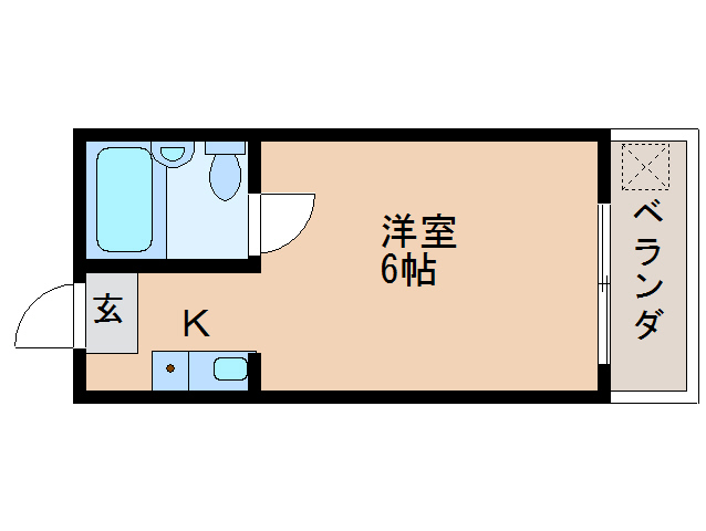 奈良県奈良市西大寺赤田町１（マンション）の賃貸物件の間取り