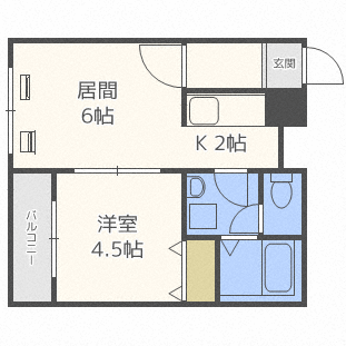 アレックス文京台の間取り