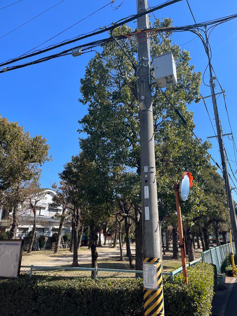 【池中ハイツ　北棟の公園】