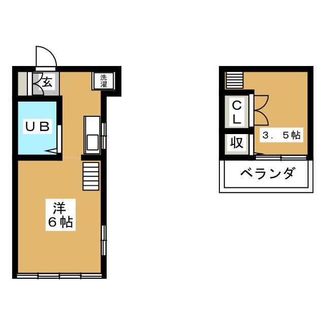 カーサオリーブの間取り