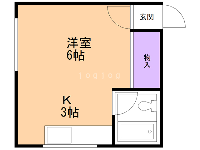 行啓サンハイツの間取り