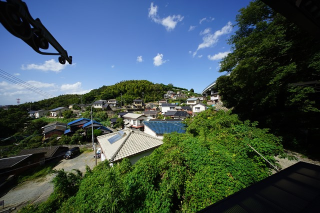 【下関市本町のアパートのバルコニー】