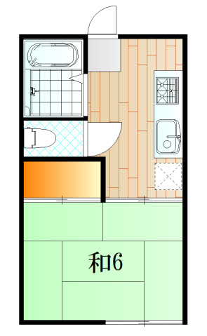 下関市本町のアパートの間取り