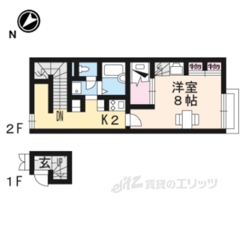 レオパレス菩提寺の間取り