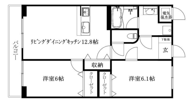 【クレールマノワールの間取り】