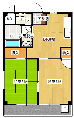 ニューコーポ島村の間取り