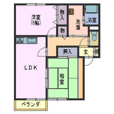 グリーンコートIの間取り