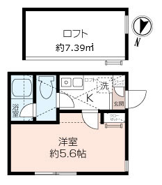 【ルーナ　ブルの間取り】