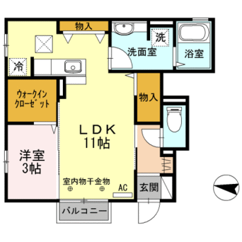 ラ・シエル大島の間取り