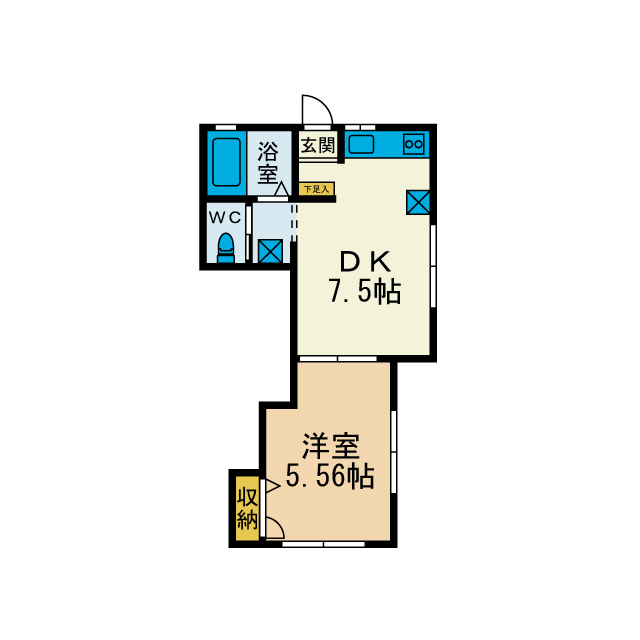 プチ・ハレクラニの間取り