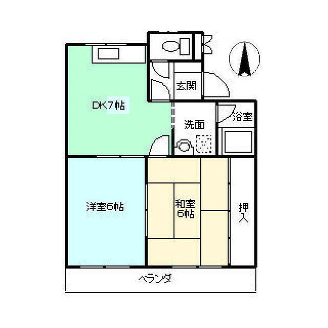 チョイス中町の間取り