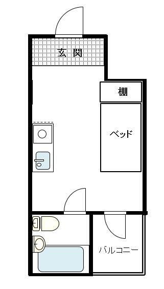 品川区大井のマンションの間取り