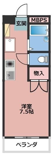 川越市南大塚のマンションの間取り