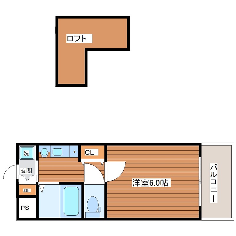 エステムコート梅田東アクアパレスの間取り