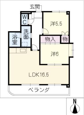 朝倉１番館の間取り