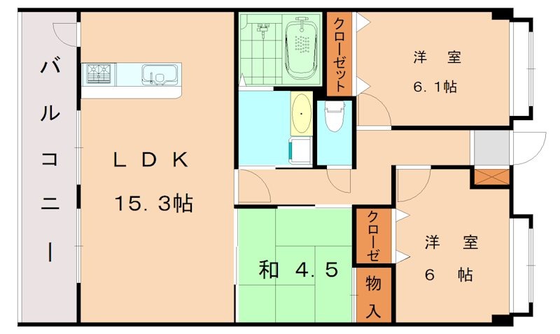 JSマンション新宮ステーションの間取り