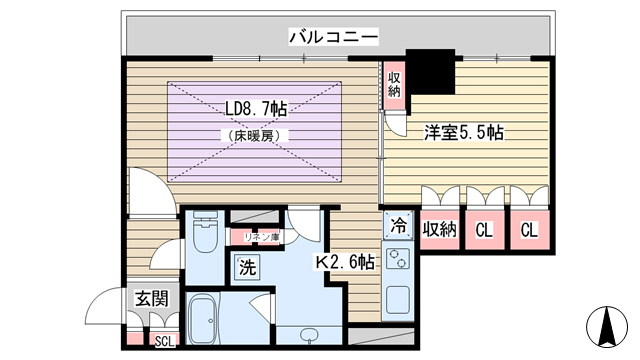 東京マスタープレイスの間取り