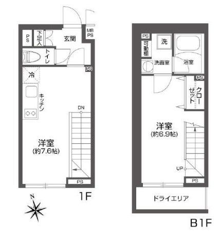 ＬＥＧＡＬＡＮＤ高円寺の間取り