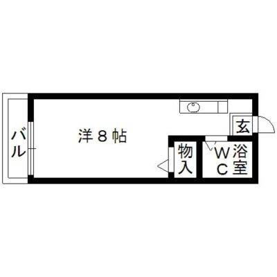 浜松市浜名区都田町のマンションの間取り