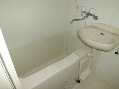 バス・シャワールーム　洗面台付バスルーム。