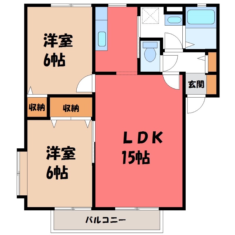 メゾンド・アランフェス C棟の間取り