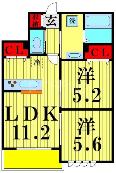 グレイスKの間取り