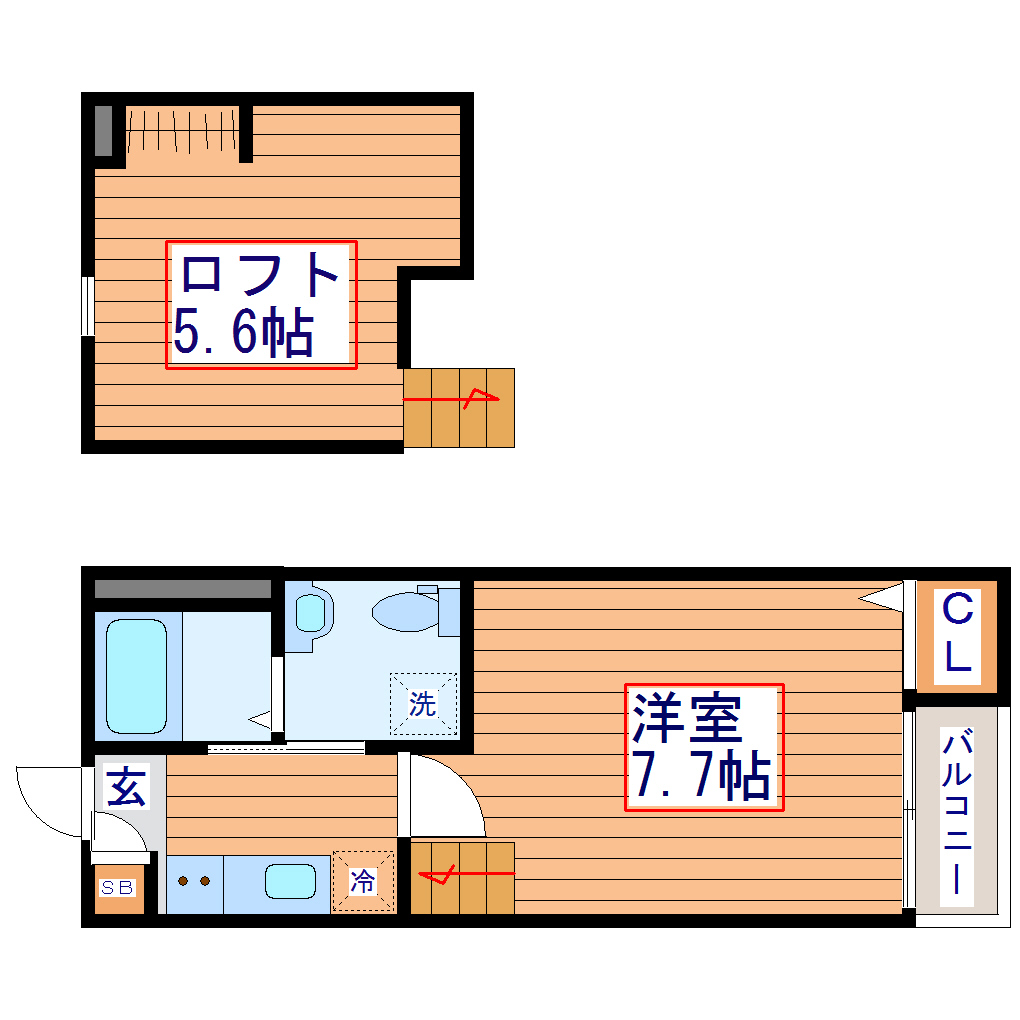 メンテ・クラシオンの間取り