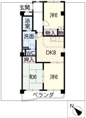 メゾン・ド・プリムールの間取り