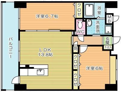 フェルト127の間取り