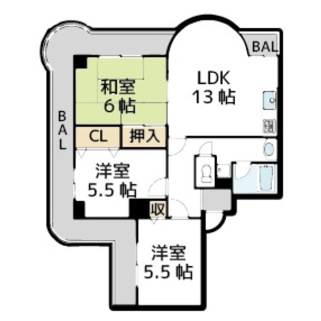 リヴィエール川西の間取り