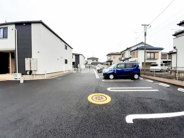 【行田市大字長野のアパートの駐車場】