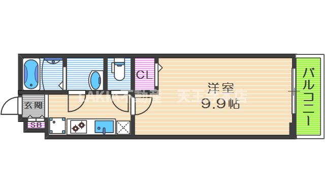 ウエスタン丸山通の間取り