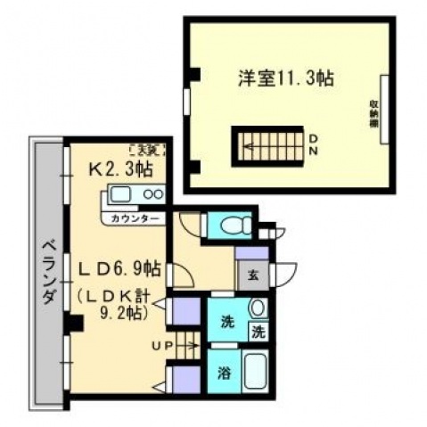 メゾンＳＥＩの間取り