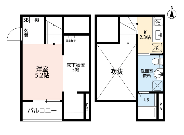 セジュール川西の間取り