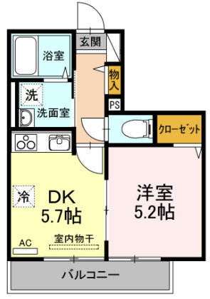 ラフィネサツキの間取り