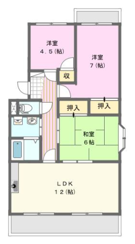 アイム小池の間取り