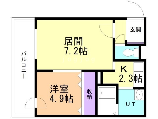 プリマベーラ南平岸の間取り