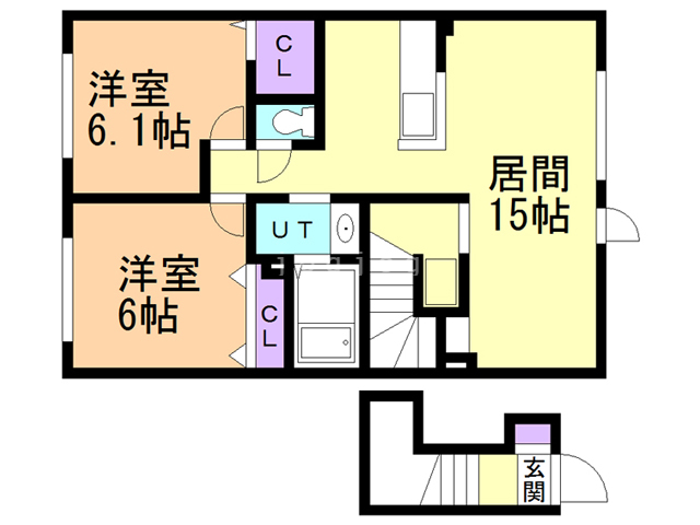 グリーンヒルズの間取り