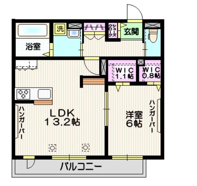 メゾンペールIIの間取り